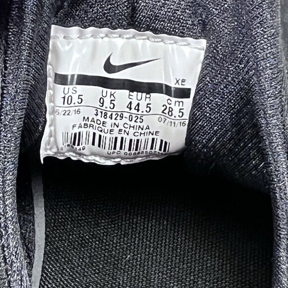 Nike Air Huarache Shoes Mens Size 10.5 Black Running Sneakers 318429-025 - Picture 3 of 16